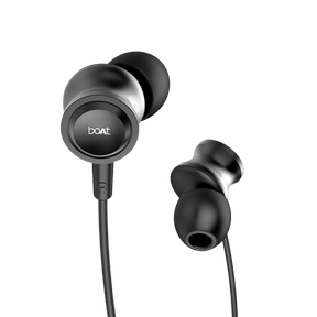 boAt BassHeads 152 | Wired Earphone with Premium HD Sound, Angled Headphone Jack, Super Extra Bass, Active Voice Assistant
