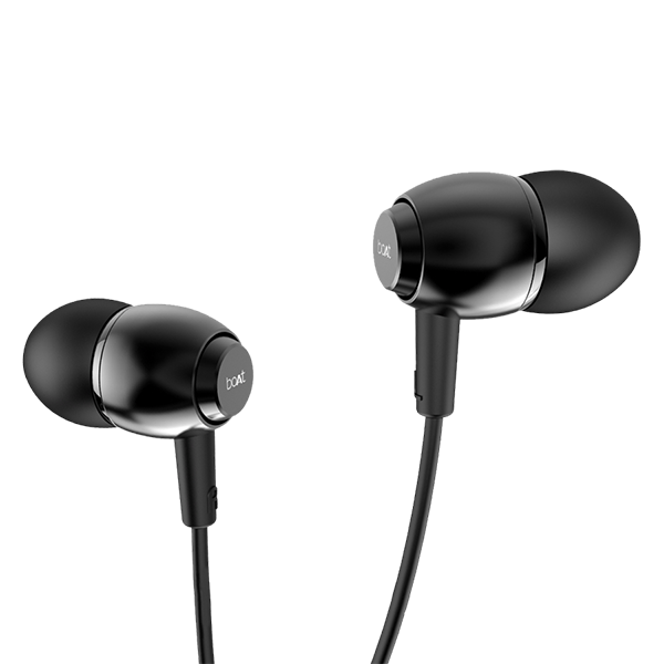 BassHeads 162 | Wired Earphone Made with Durable Coated Cable, Premium 10mm Drivers, Super Extra Bass, In-Built Mic