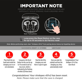 boAt Airdopes 451v2 | Wireless Earbuds with 10mm drivers, ENxTM Technology, 25 Hours of Total Playback, IPX7 Rain & Sweat Shield, Type-C Interface