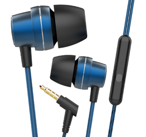 BassHeads 182 | In-Ear Wired Earphone with 10mm Driver, Durable Braided Cable, Active Voice Assistant