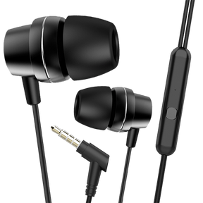 BassHeads 182 | In-Ear Wired Earphone with 10mm Driver, Durable Braided Cable, Active Voice Assistant