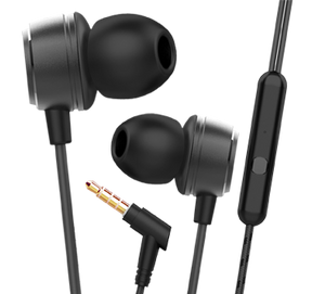 BassHeads 172 | Wired Earphone with Integrated Music Control, 10mm Dynamic Driver, Braided Cable, Premium Metallic Finish