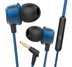 BassHeads 172 | Wired Earphone with Integrated Music Control, 10mm Dynamic Driver, Braided Cable, Premium Metallic Finish