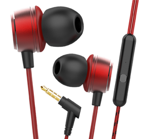 BassHeads 172 | Wired Earphone with Integrated Music Control, 10mm Dynamic Driver, Braided Cable, Premium Metallic Finish