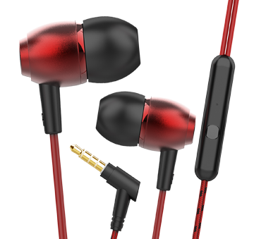 BassHeads 162 | Wired Earphone Made with Durable Coated Cable, Premium 10mm Drivers, Super Extra Bass, In-Built Mic