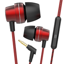 BassHeads 182 | In-Ear Wired Earphone with 10mm Driver, Durable Braided Cable, Active Voice Assistant